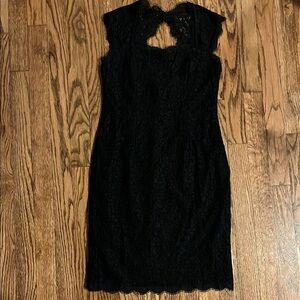 Adrianna Papell Elegant Black Lace Dress 2